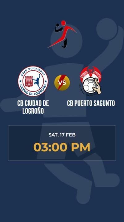 CB Ciudad de Logroño dominates with 38-27 victory over Puerto Sagunto