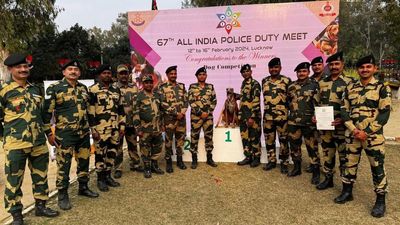 BSF Mudhol hound wins national canine competition