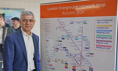 ‘Take the Windrush, then change on to the Suffragette’: onboard the renamed London Overground lines causing controversy