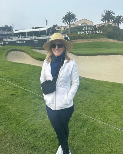 Tracy Austin's Serene Day at the Golf Course Captured