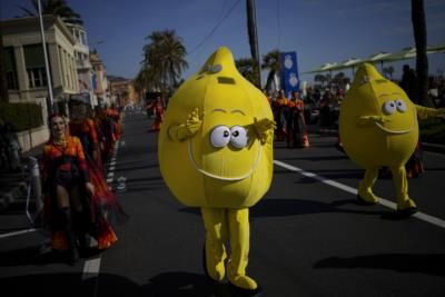 French Riviera Carnivals Celebrate Olympics and Citrus Exuberance