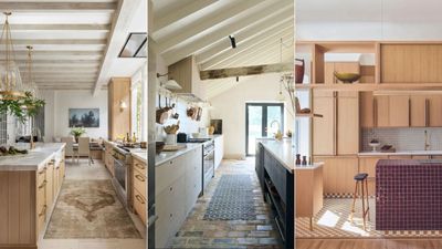 Unpainted kitchen cabinets are in for 2024 – here's how to style the natural pared-back look
