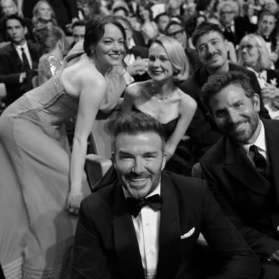 David Beckham's Elegant Event Photo with Celebrity Friends Smiling Happily