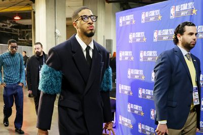 Tyrese Haliburton’s NBA All-Star Game outfit made fans think he looked like Cookie Monster