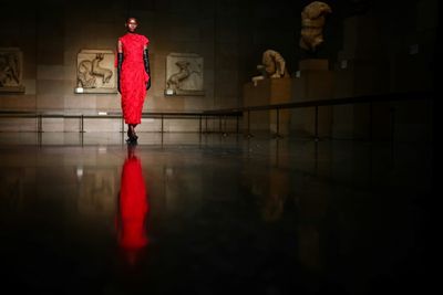 London Fashion Week Show At British Museum Irks Greece