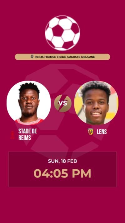 Ligue 1 match ends in draw between Stade de Reims-Lens