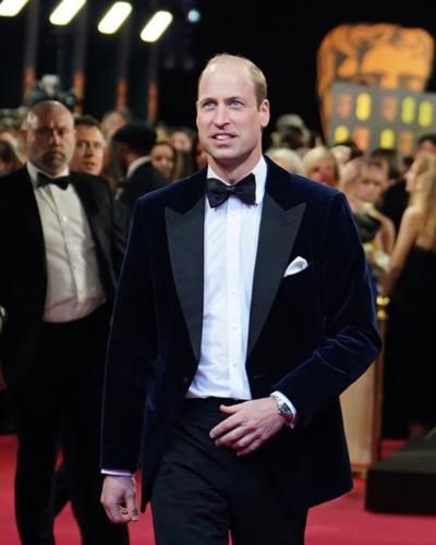 Prince of Wales Stuns in Timeless Black Suit Elegance Post