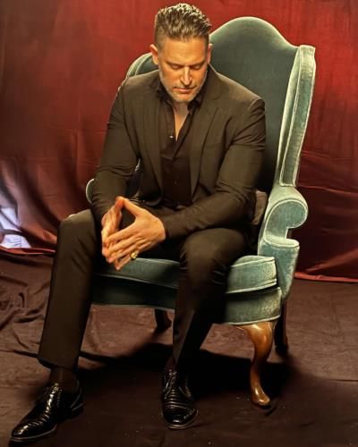 Joe Manganiello's Timeless Style Shines in Classic Black Suit Look