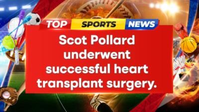 Scot Pollard successfully undergoes heart transplant, showing remarkable recovery progress