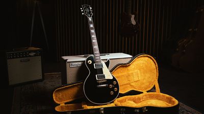 “One of my favorite guitars. It carries a lot of history”: Gibson has reproduced the ‘78 Les Paul Custom that Johnny Marr gifted to Noel Gallagher – as heard on The Queen is Dead, (What’s the Story) Morning Glory? and more