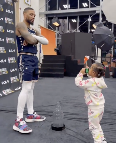 Damian Lillard Shared Such a Sweet Moment With Daughter After Winning All-Star Game MVP