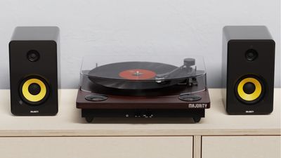 A cheap turntable with Audio Technica parts and Bluetooth for the price of a record? It’s real