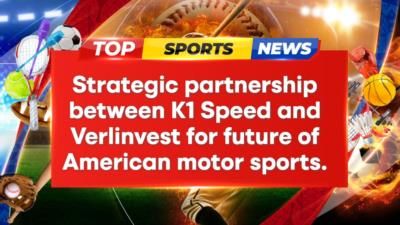 Verlinvest Partners With K1 Speed To Boost American Motor Sports
