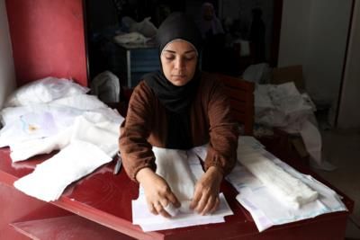 Gaza Tailors Shift To Diapers Amid Wartime Needs