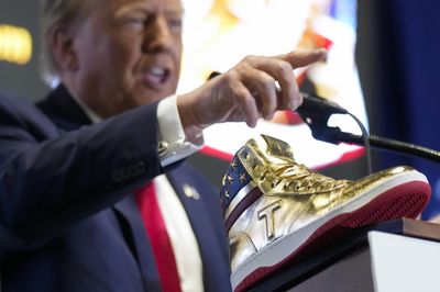 What to know about the debut of Trump's $399 golden, high-top sneakers