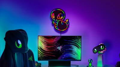 Razer adds to Sneki Snek collection with wall-mounted LED neon gaming light