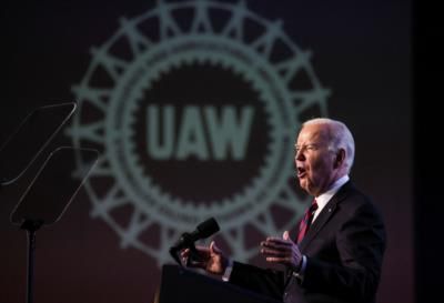 Biden's Auto Industry Move Divides Base