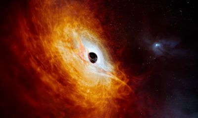 Astronomers discover universe’s brightest object – a quasar powered by a black hole that eats a sun a day