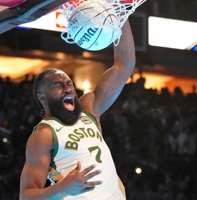 Jaylen Brown’s dunk contest performance was a new approach