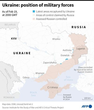 Ukraine Fights Russian Surge On Revolution Anniversary