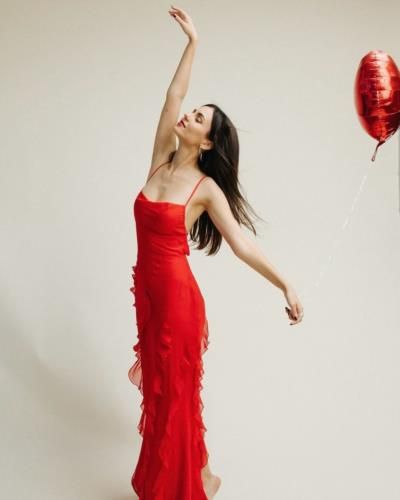 Victoria Justice Radiates Birthday Bliss In Stunning Red Dress