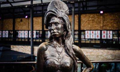 Condemnation as pro-Palestinian sticker placed over star of David on Amy Winehouse statue