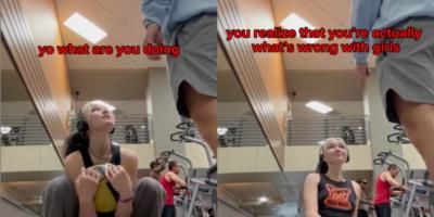 Woman Harassed At Gym For Leg Day Warm-Up Routine