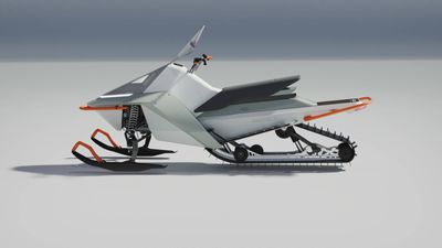 Vidde Alfa electric snowmobile features sleek design by Pininfarina
