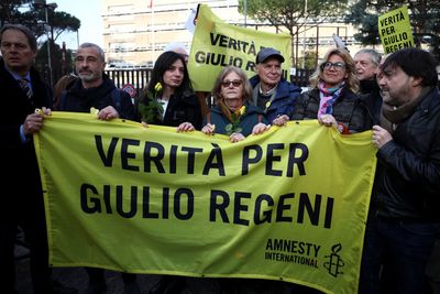 Four Egyptian officials back on trial in Italy over death of Giulio Regeni