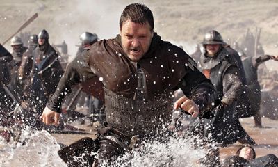 ‘All for art’: why Russell Crowe shot Robin Hood for a month with two broken legs