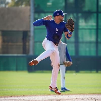 Miguel Rojas Demonstrates Baseball Skills In Team Game
