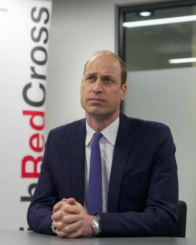 Royal Visit To British Red Cross In Middle East Conflict