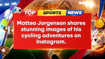 Matteo Jorgenson's Cycling Adventure Through Volcano Teide Landscapes