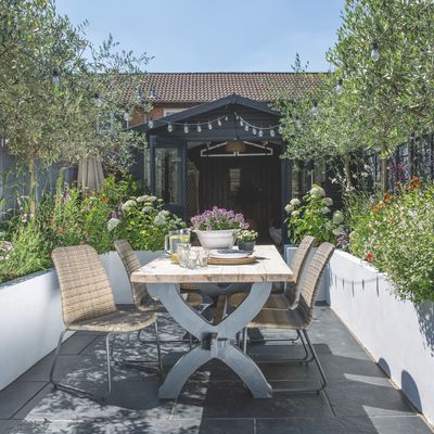 How to make a small patio look bigger - design tricks to give the illusion of a larger space