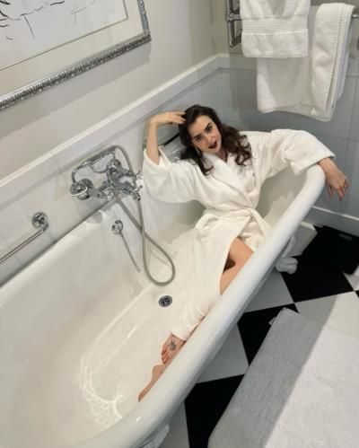 Lily Collins Redefines Relaxation In Bold Instagram Photoshoot