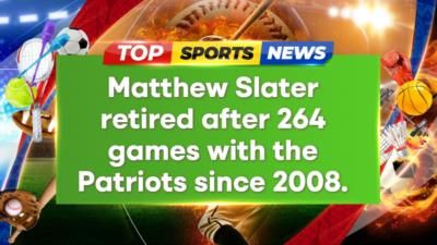 Matthew Slater Retires After Distinguished 264-Game Patriots Career