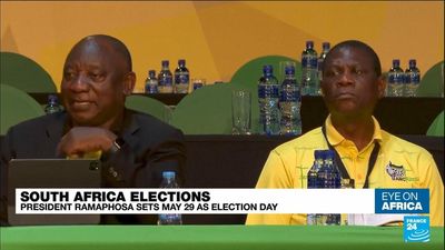 South Africa sets elections for May 29