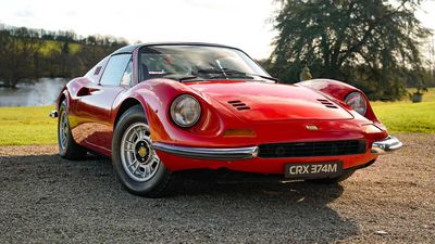 Led Zeppelin fans! Peter Grant's Ferrari 246 Dino GTS could be yours, although it won't be cheap