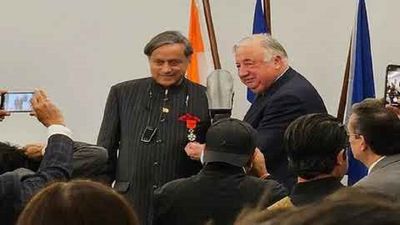 France confers 'Francophone' Shashi Tharoor with highest civilian honour