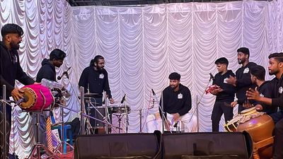 Arakavyuuham, a 10-member percussion band from Kerala Kalamandalam, experiments with traditional and Western instruments