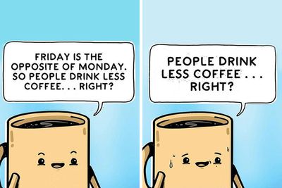 Inspired By My Caffeine Addiction, I Created 30 Comics Featuring Coffee And Other Beverages