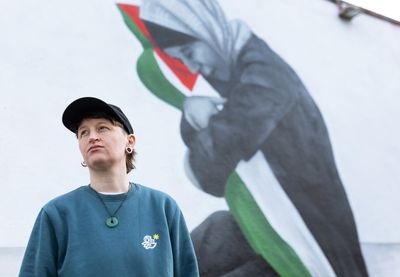 A grieving Palestinian, an Irish artist and the mural that brought them together