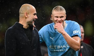 Show and tell: why Pep Guardiola taught Erling Haaland a lesson on body language