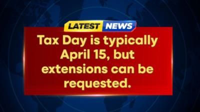 Tax Deadline Extension Information For Taxpayers