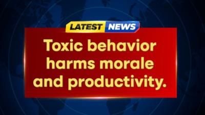 Toxic Workplace Behavior: Impact On Company Culture And Performance