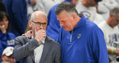 UConn’s Dan Hurley Had Heated Moment With Creighton Fan Moments After Upset Loss