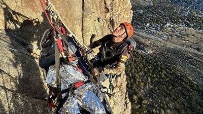 Dramatic photos show terrifying rescue after Colorado climber plunges 120 feet