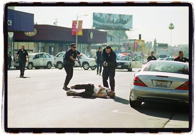 ‘He shouted “I wanna die” and reached for his gun’ – Gregory Bojorquez’s best photograph