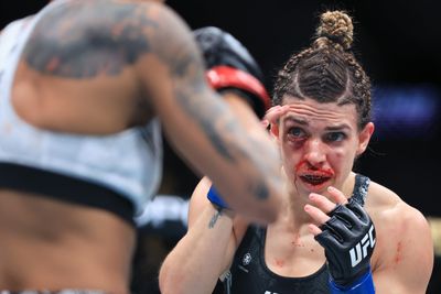 Mackenzie Dern plans ‘to correct the mistakes’ after UFC 298 loss, receives praise from Dana White