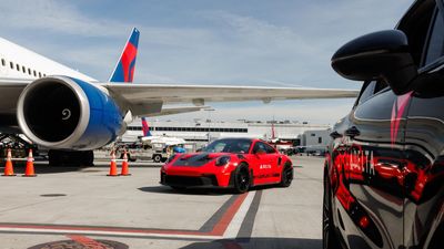 Porsche and Delta have a high-octane solution for tight connections at busy airports